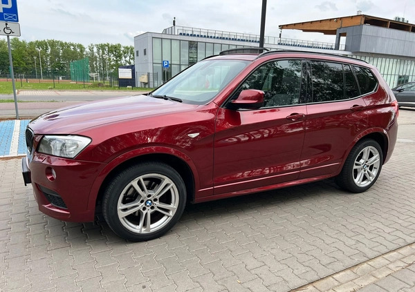 BMW X3 cena 65000 przebieg: 252000, rok produkcji 2012 z Ścinawa małe 232